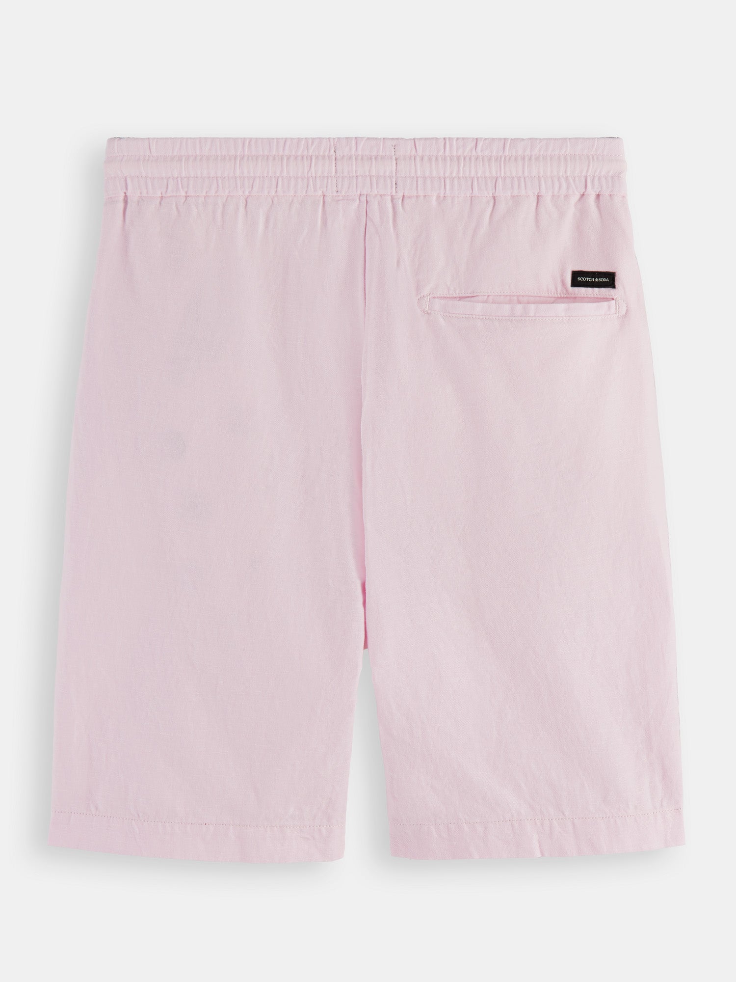 Fave cotton-linen shorts - Rose