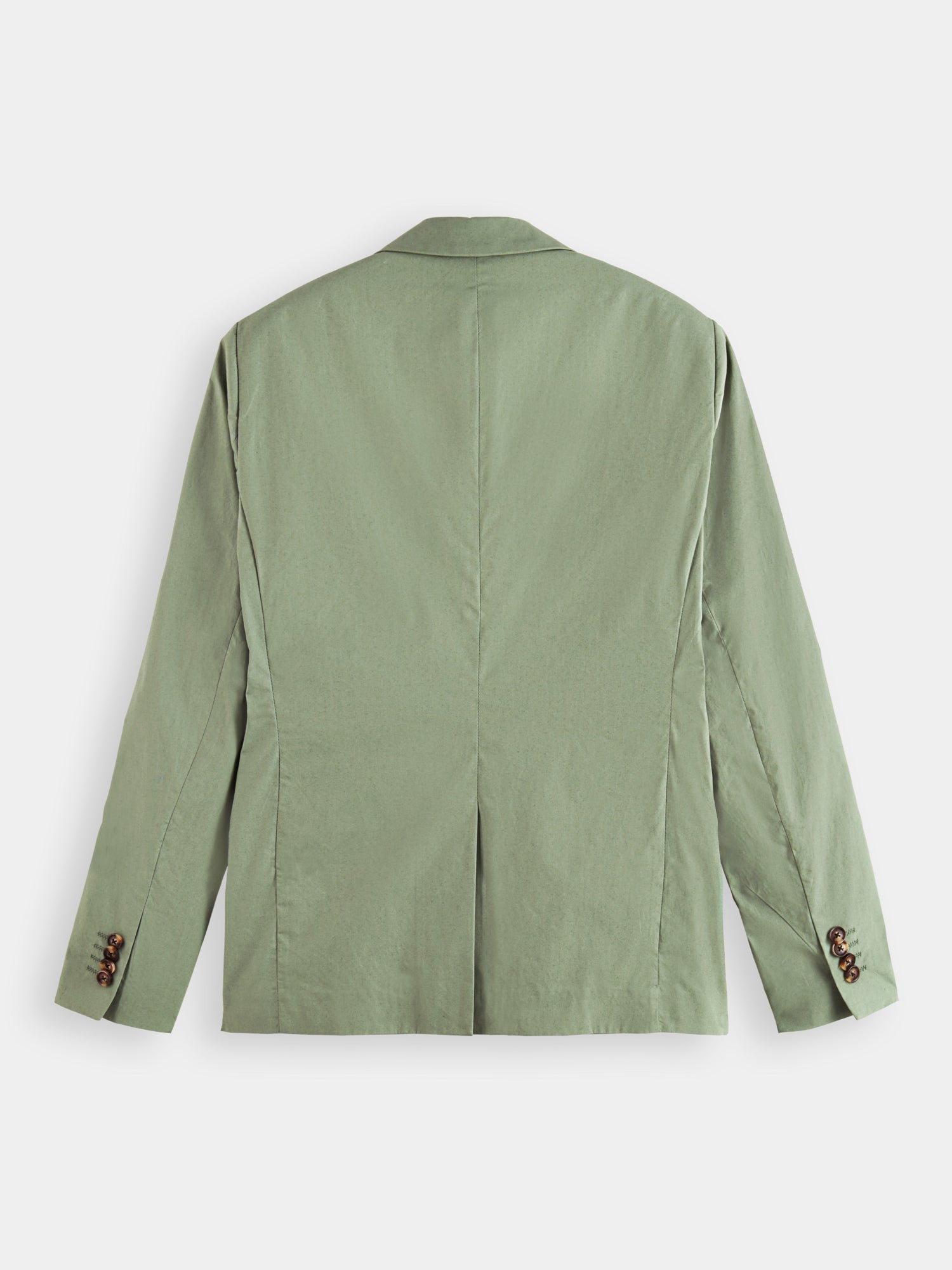 Unconstructed dressed poplin blazer - Army