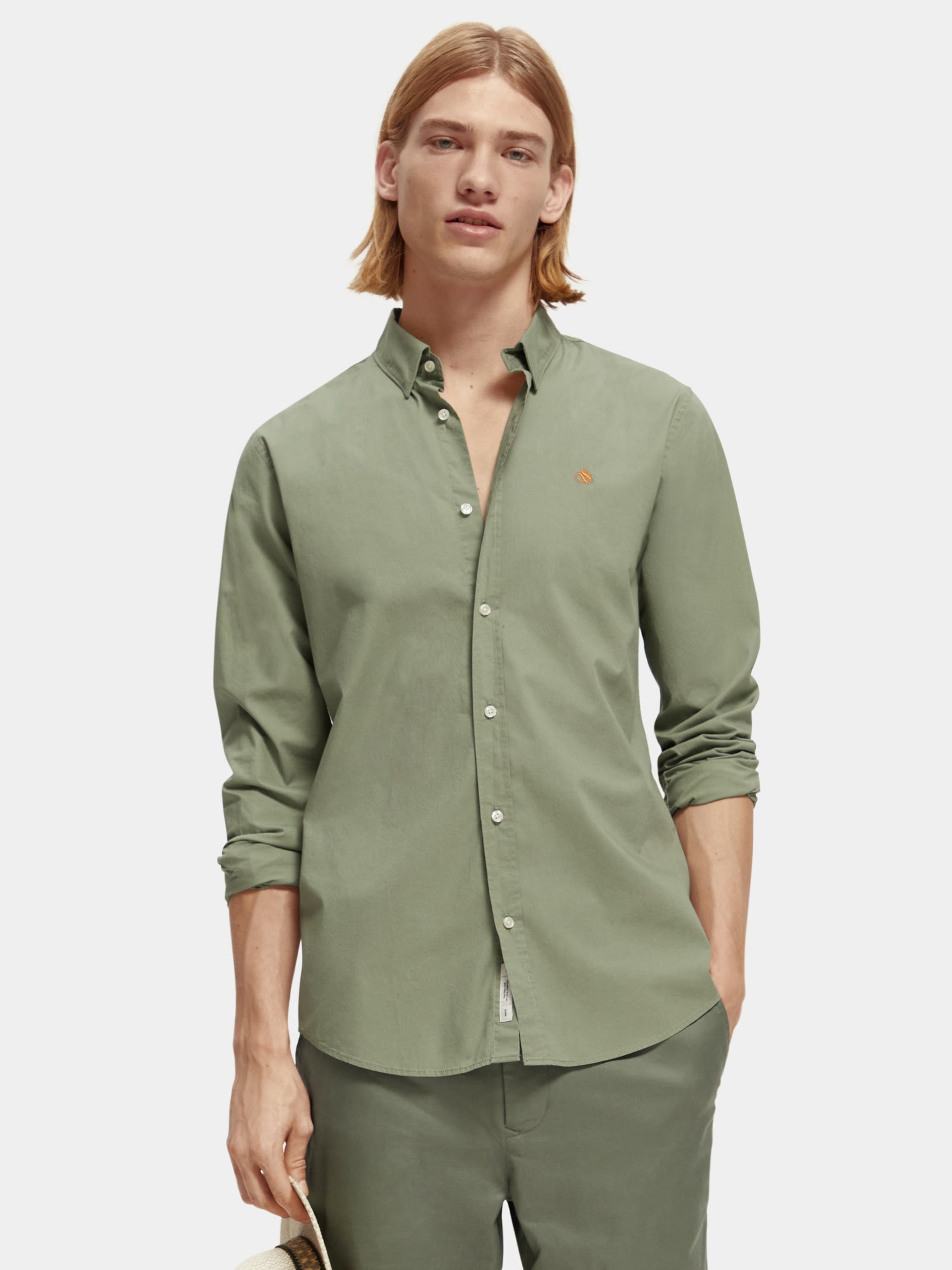 Poplin shirt - Army
