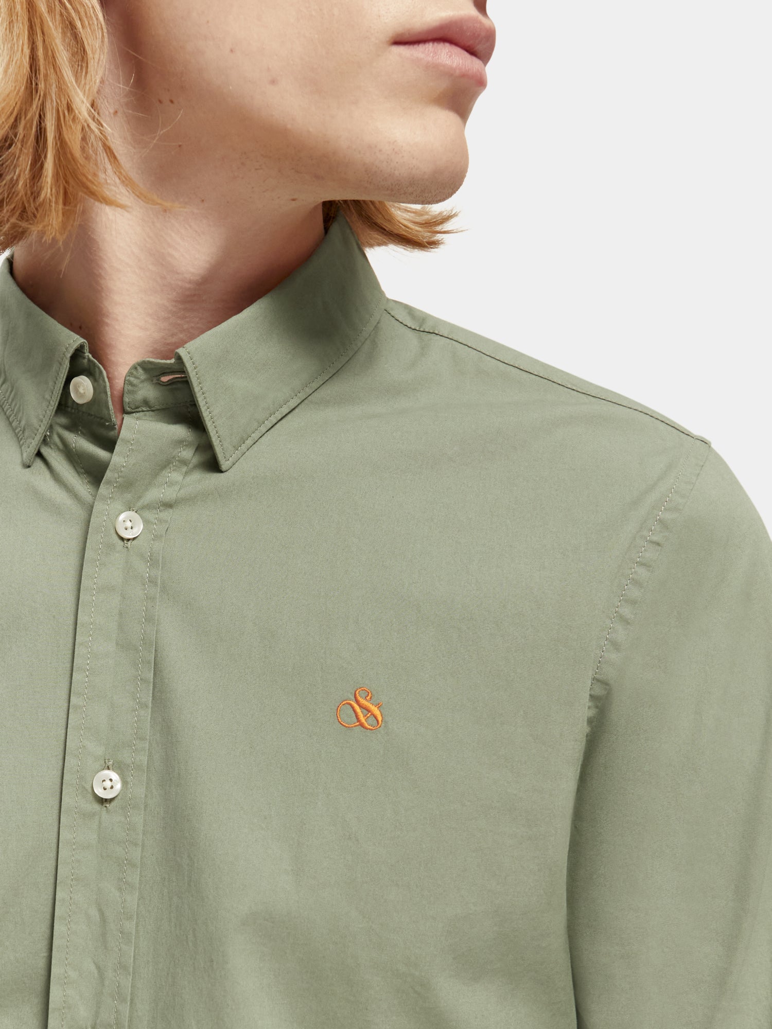 Poplin shirt - Army
