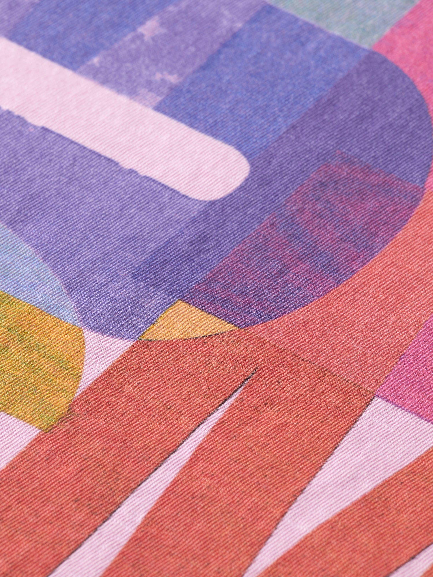 Summer artwork t-shirt - Stone Pink