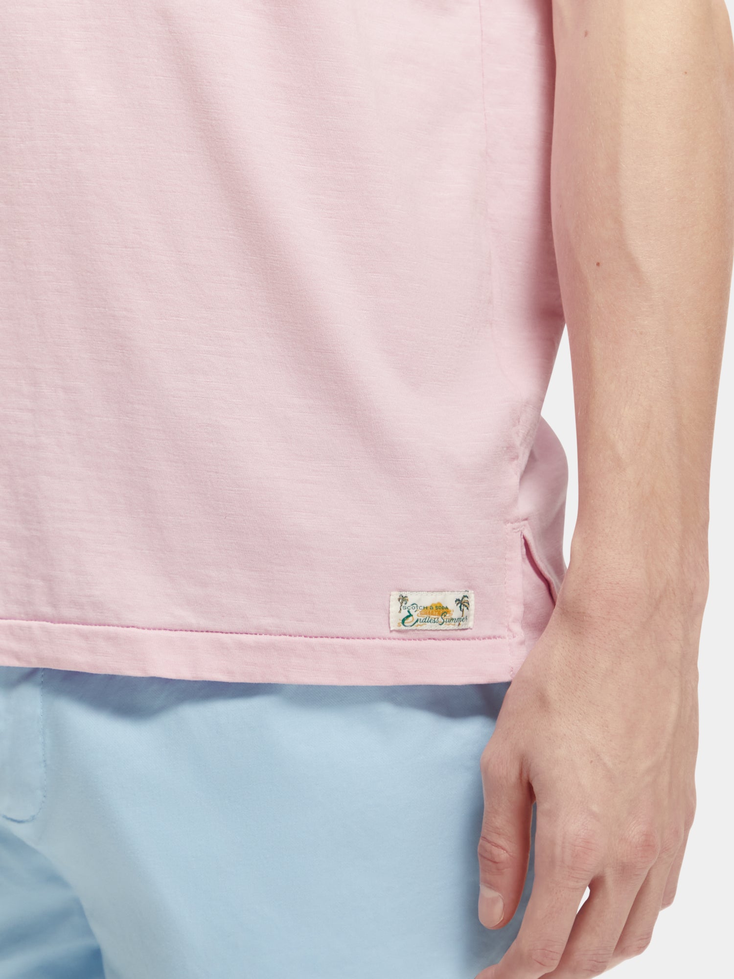 Summer artwork t-shirt - Stone Pink