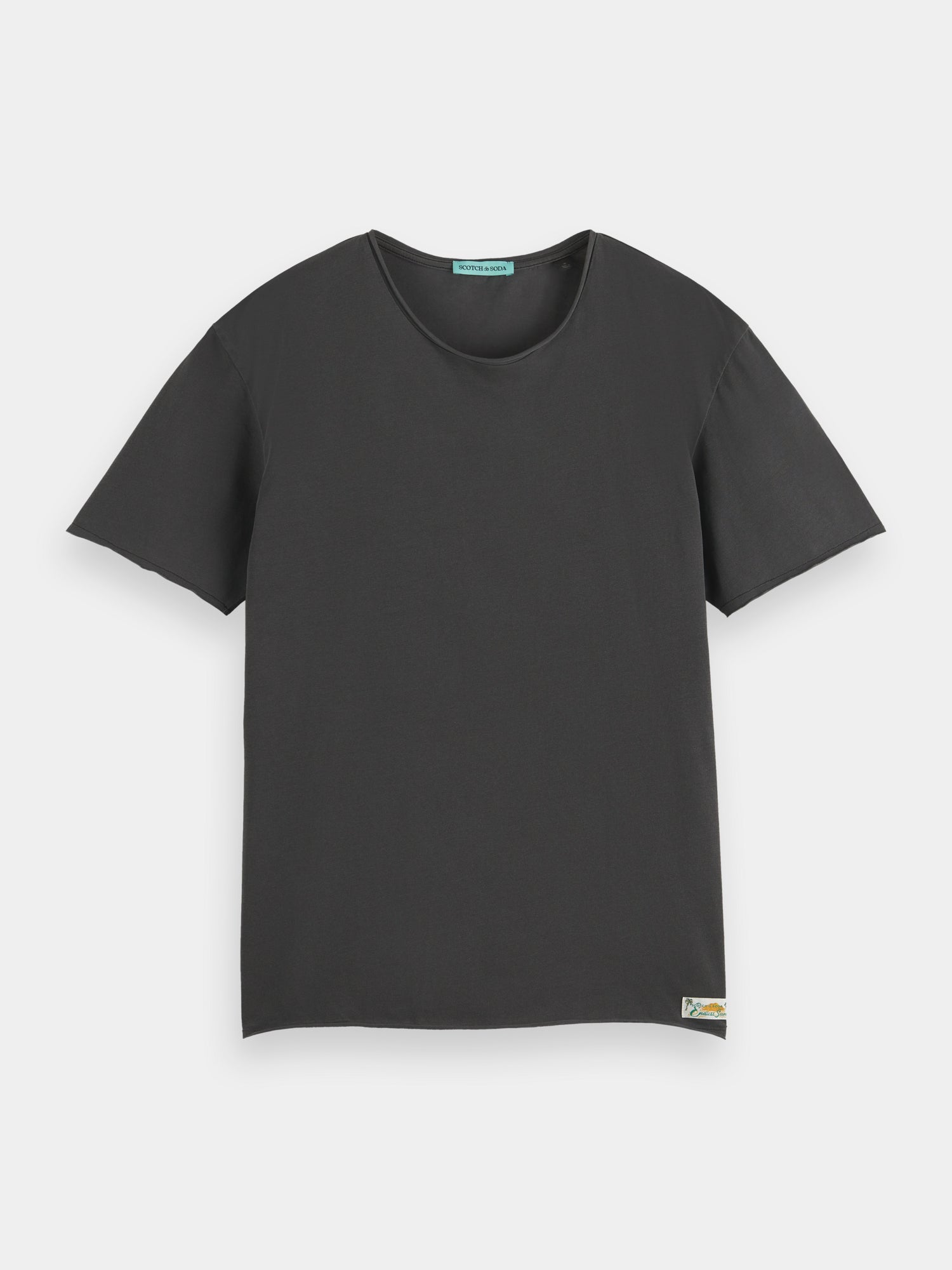 Raw edge t-shirt - Black