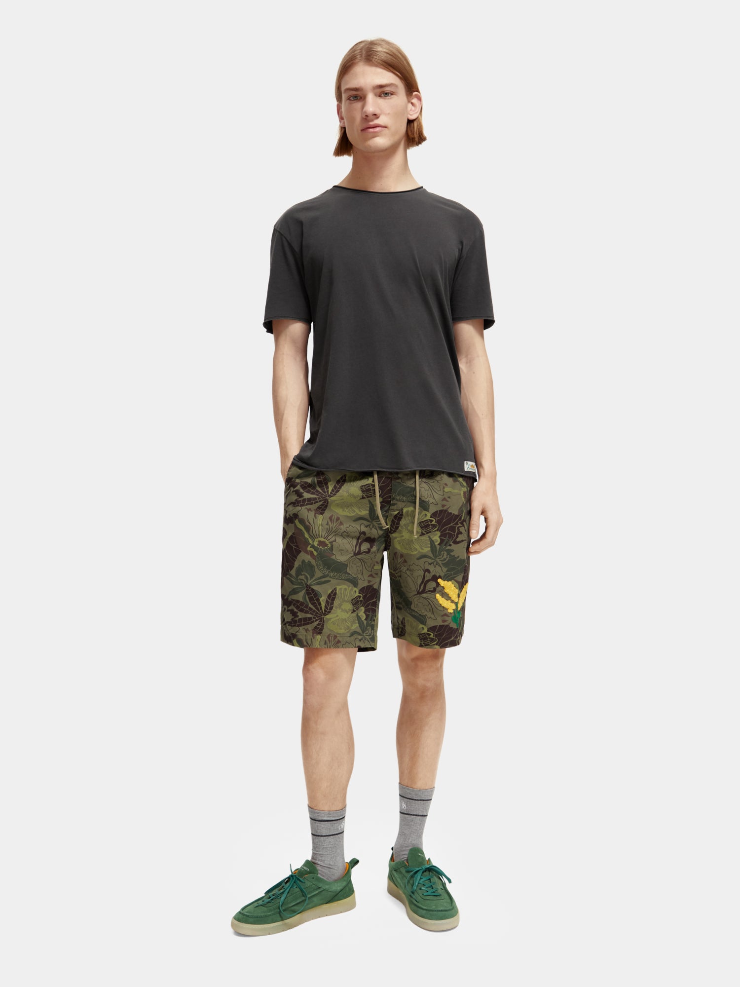 Raw edge t-shirt - Black