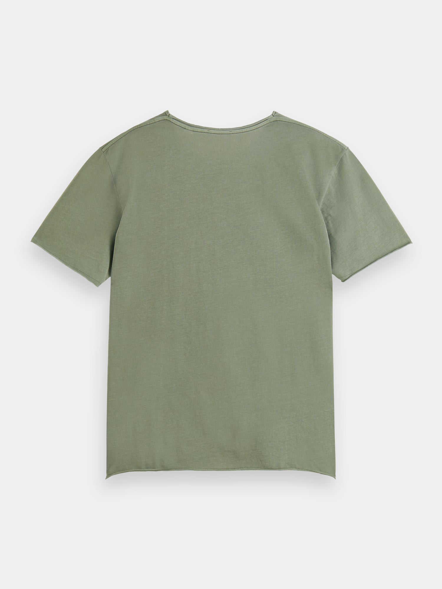 Raw edge t-shirt - Army