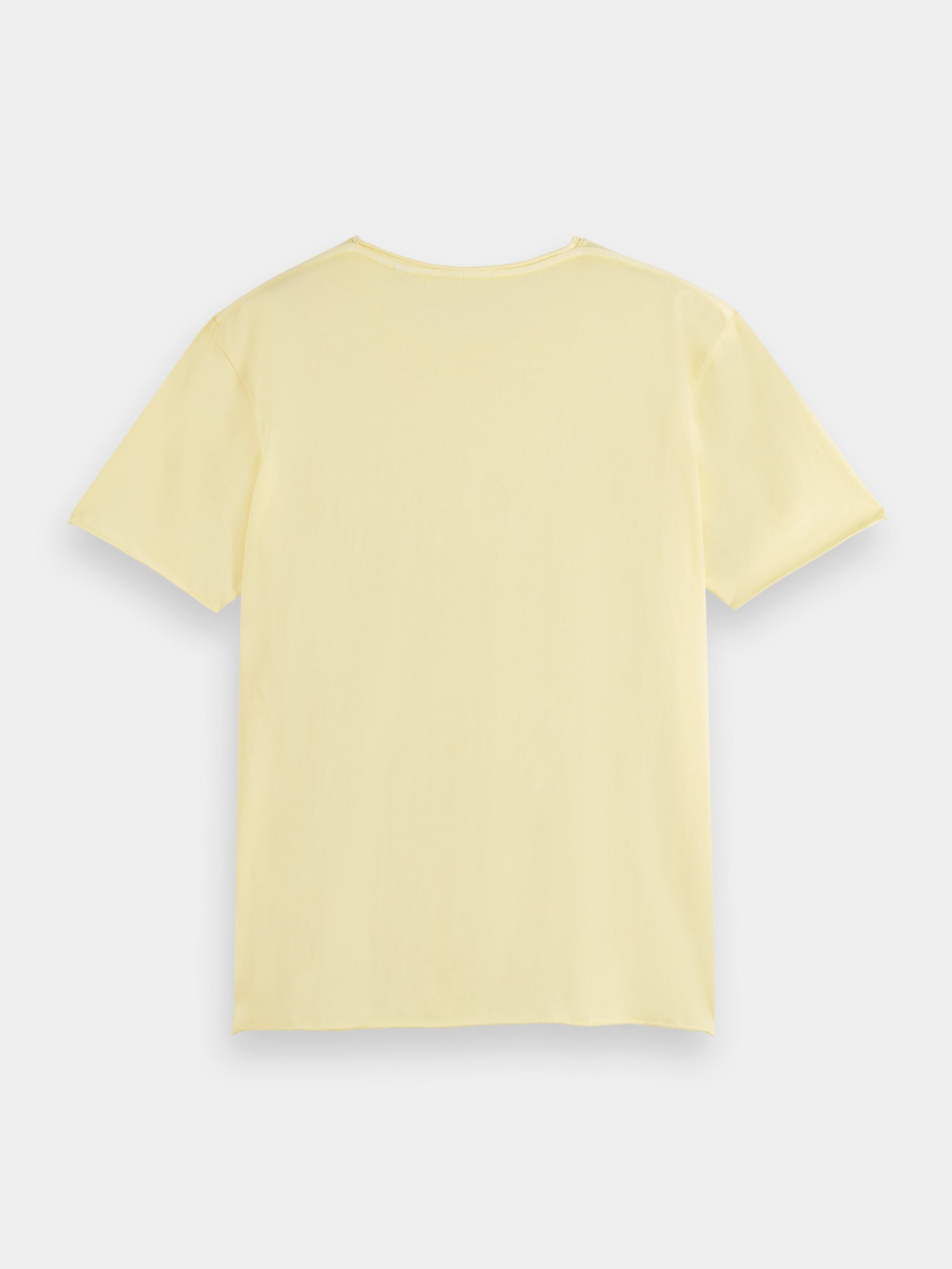 Raw edge t-shirt - Banana
