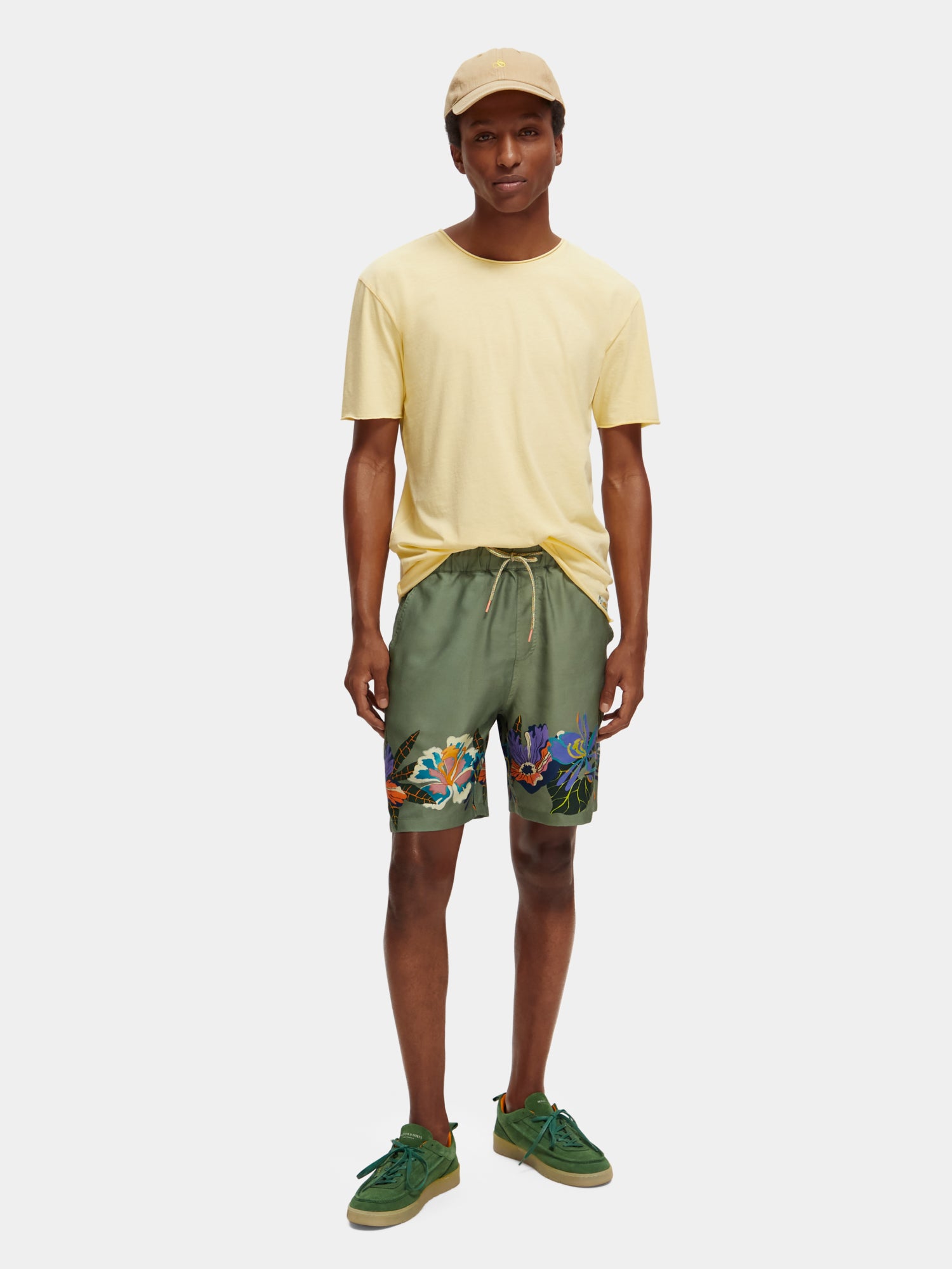 Raw edge t-shirt - Banana