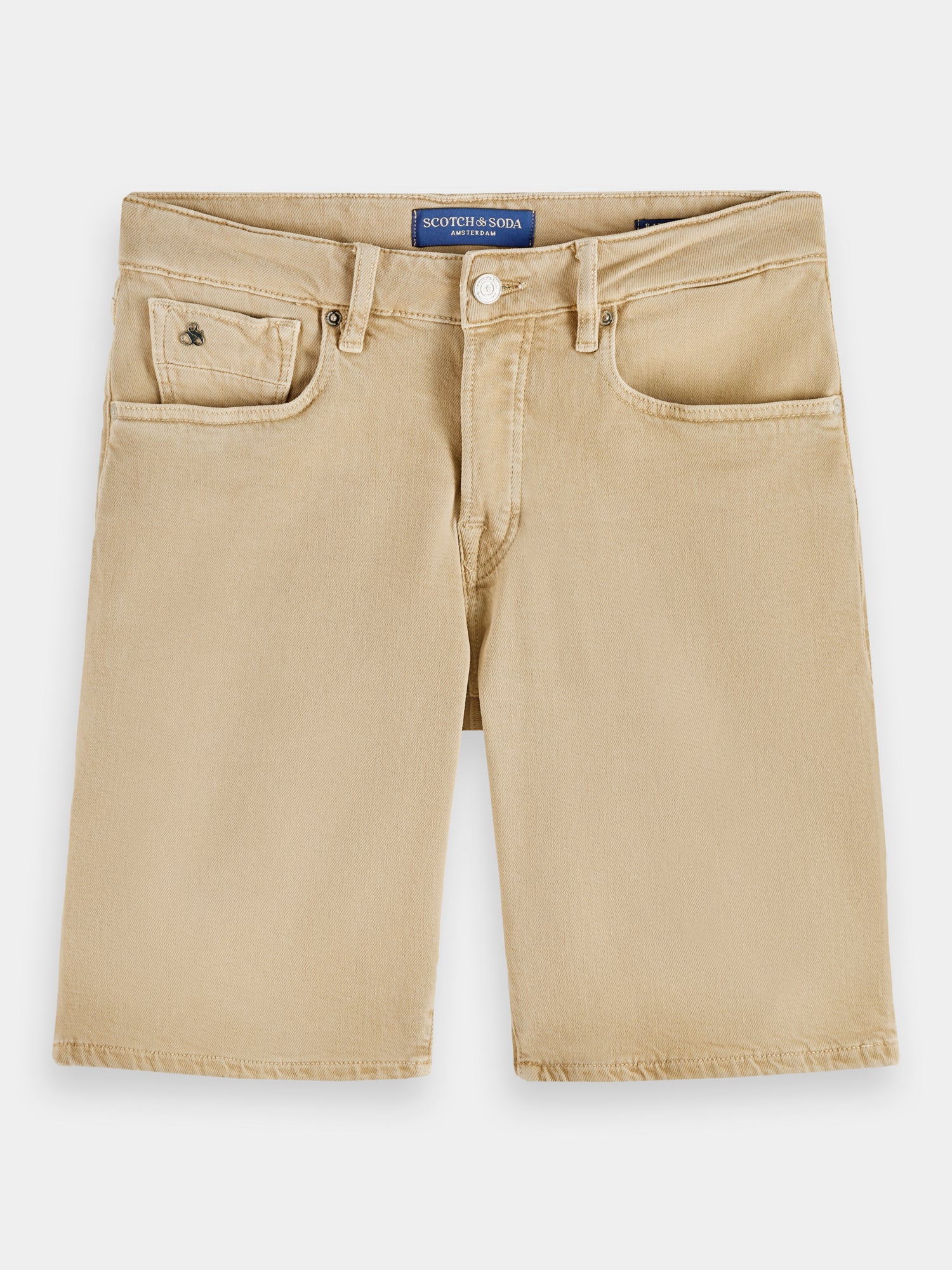 Ralston garment-dyed shorts - Sand