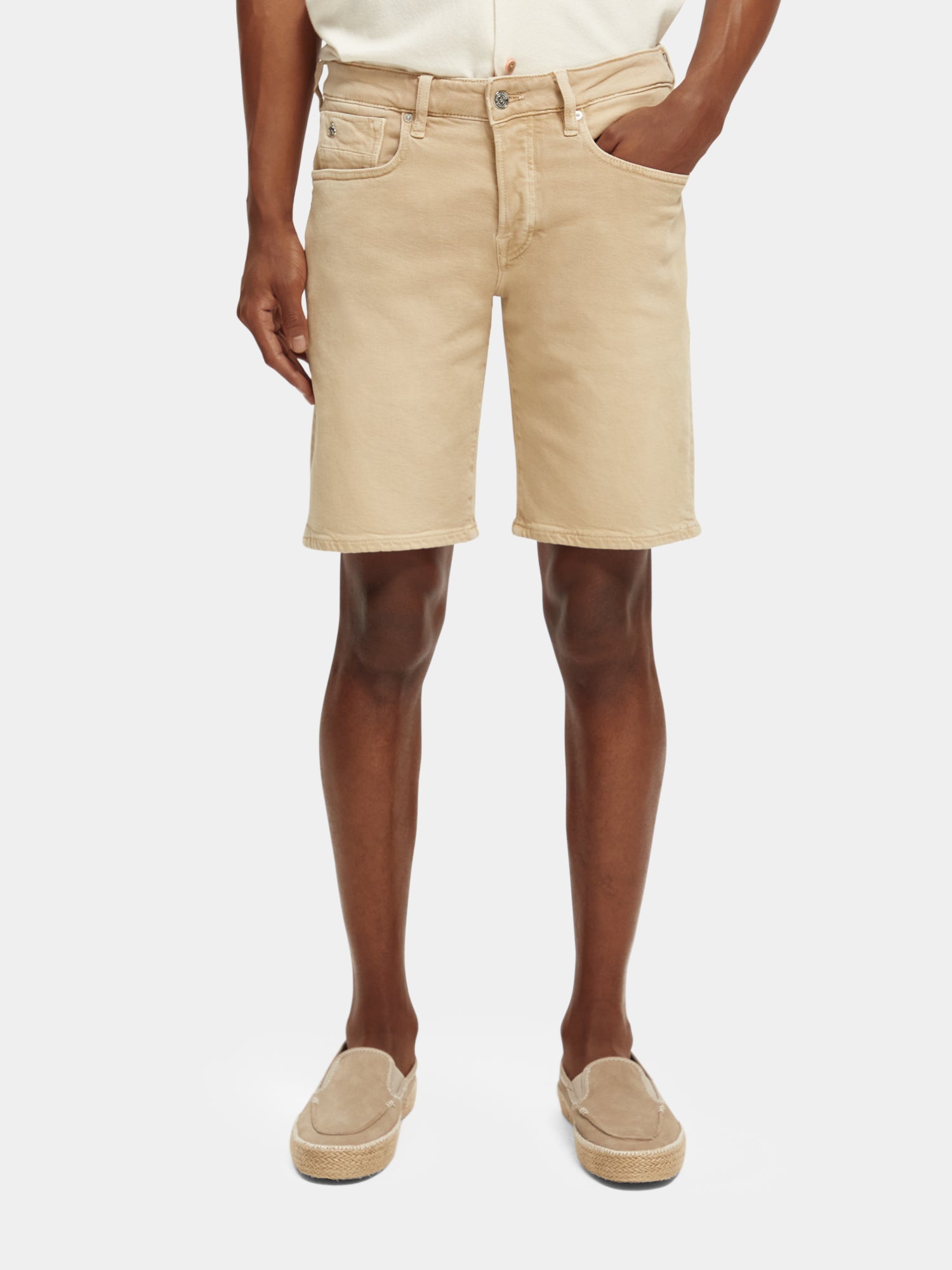 Ralston garment-dyed shorts - Sand