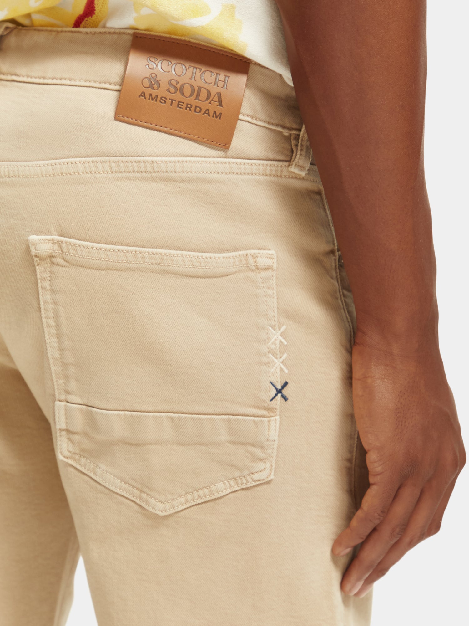 Ralston garment-dyed shorts - Sand