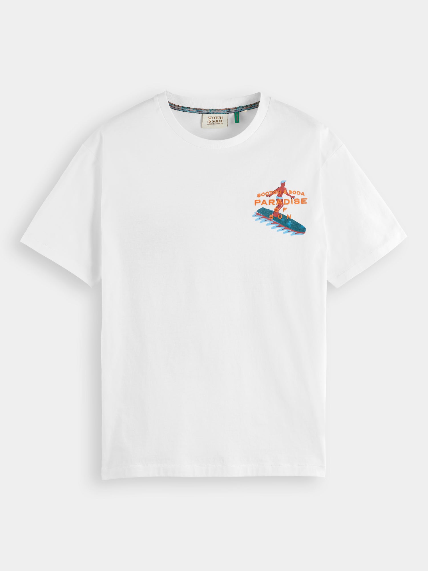 Front & back artwork t-shirt - White