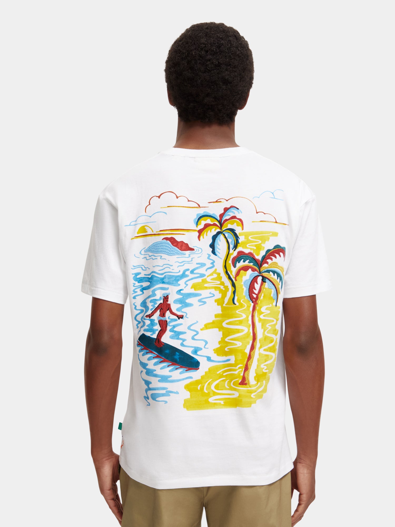 Front & back artwork t-shirt - White