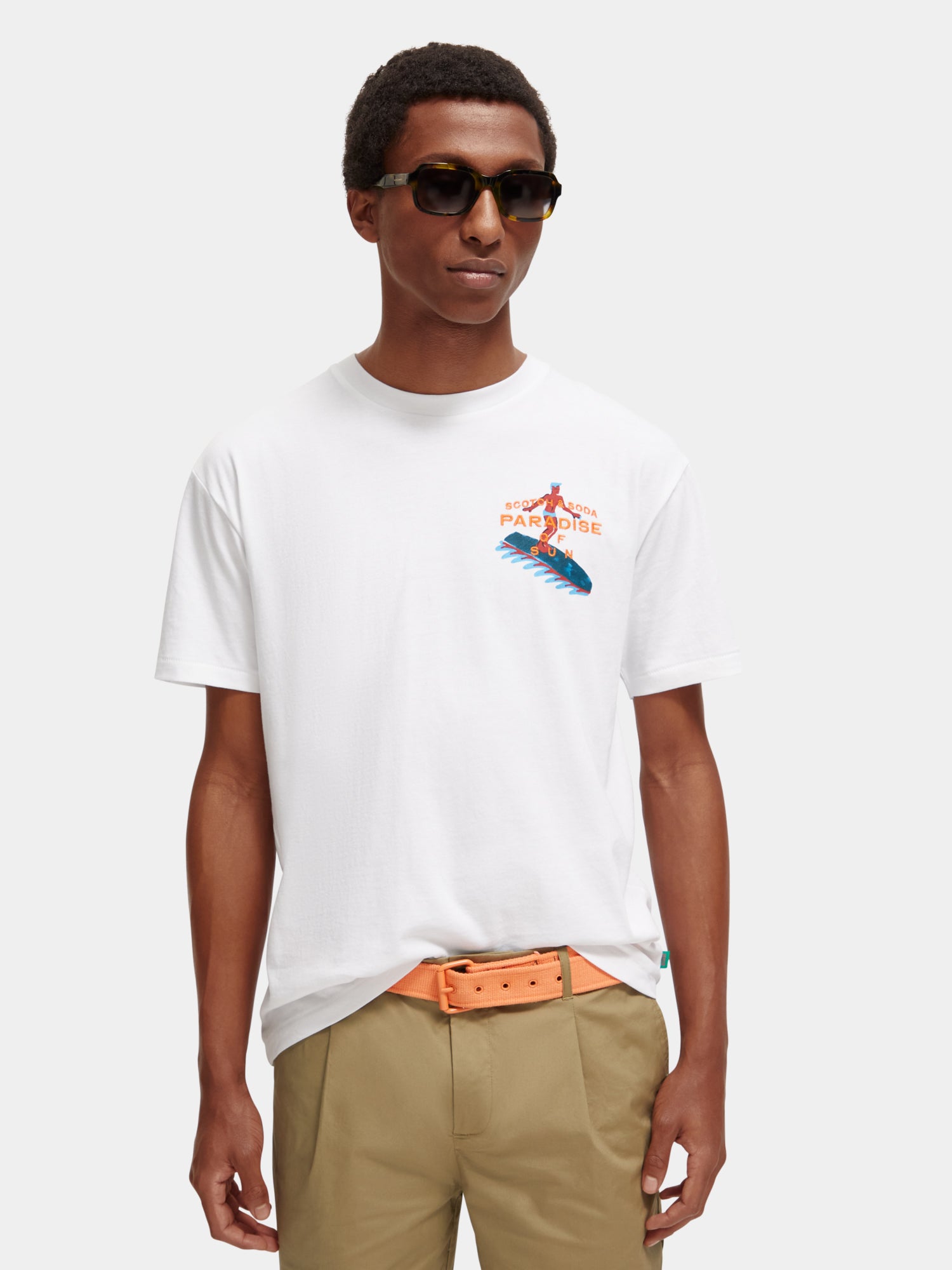 Front & back artwork t-shirt - White