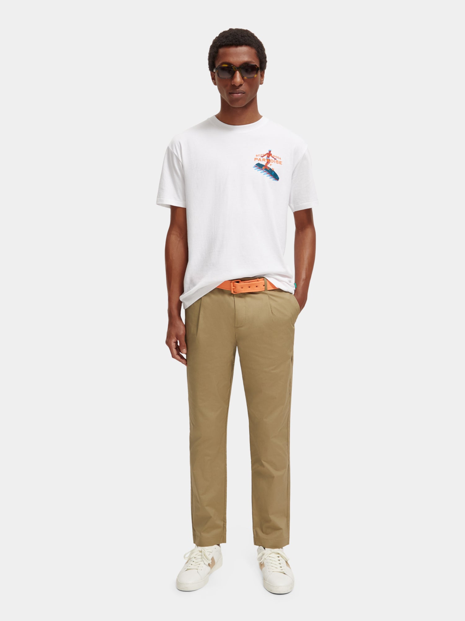 Front & back artwork t-shirt - White