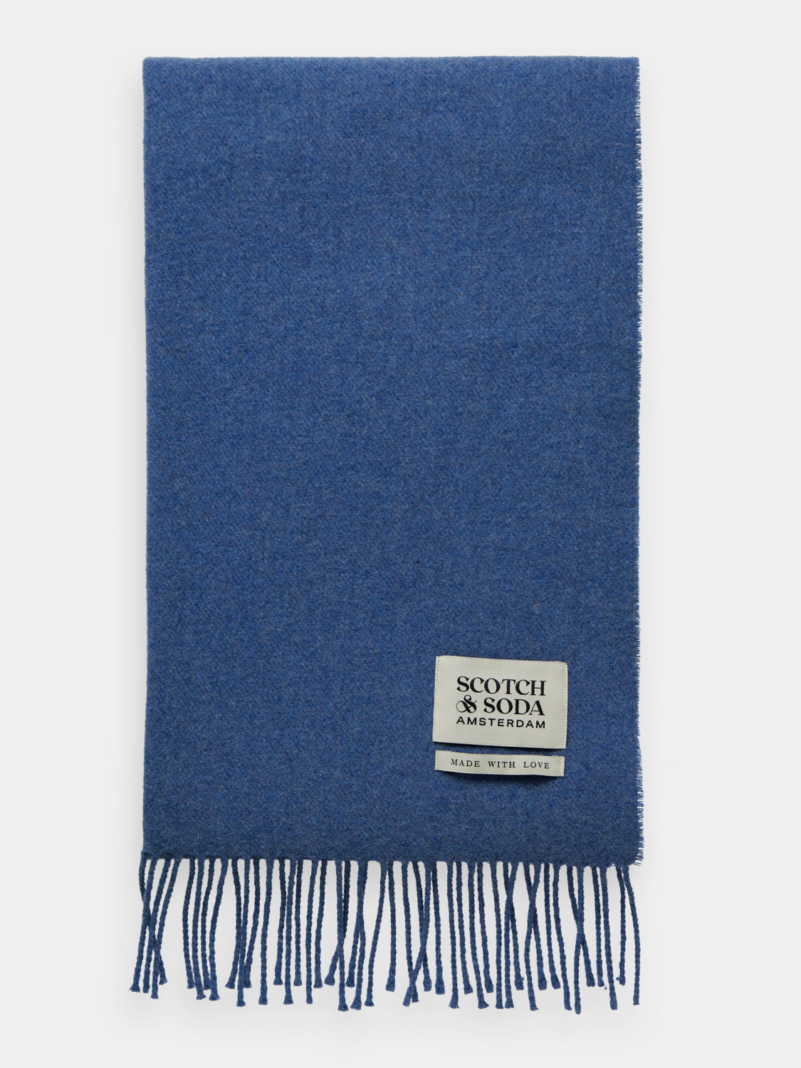 Unisex wool scarf - Dusty Blue