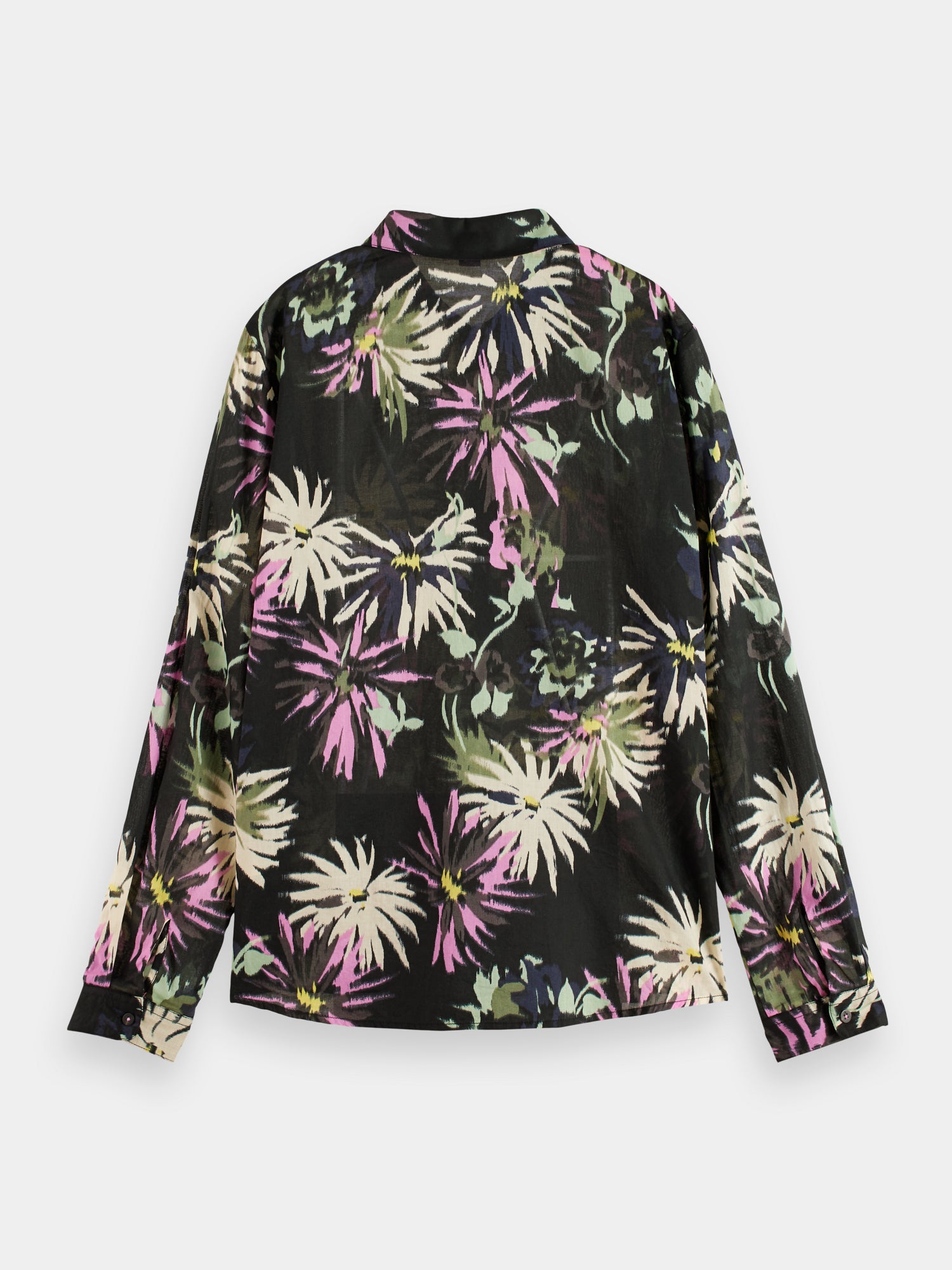 Printed regular-fit shirt - Aster Black