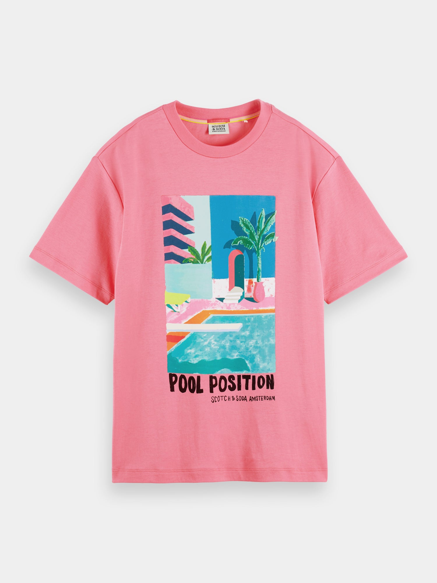 Digital flowers loose-fit t-shirt - Pink Punch
