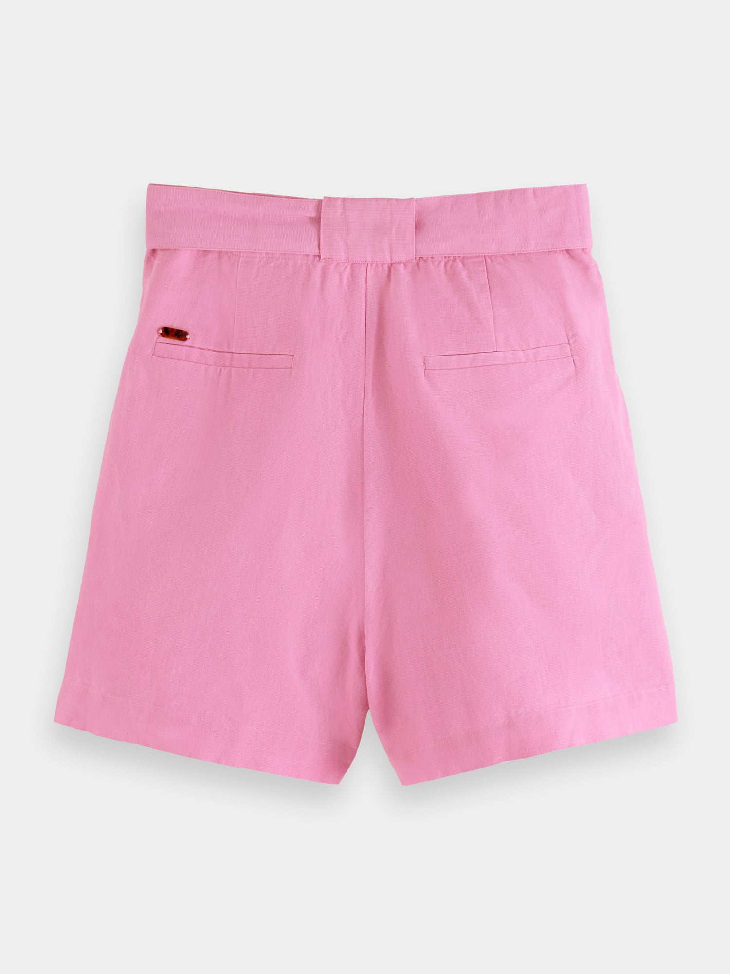 High-rise casual printed shorts - Orchid Pink