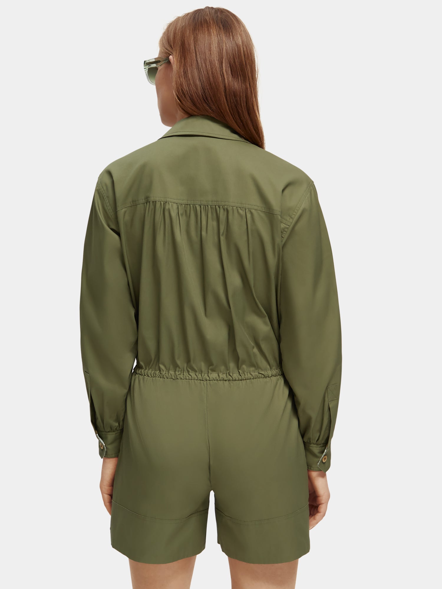 Military playsuit - Olive Green