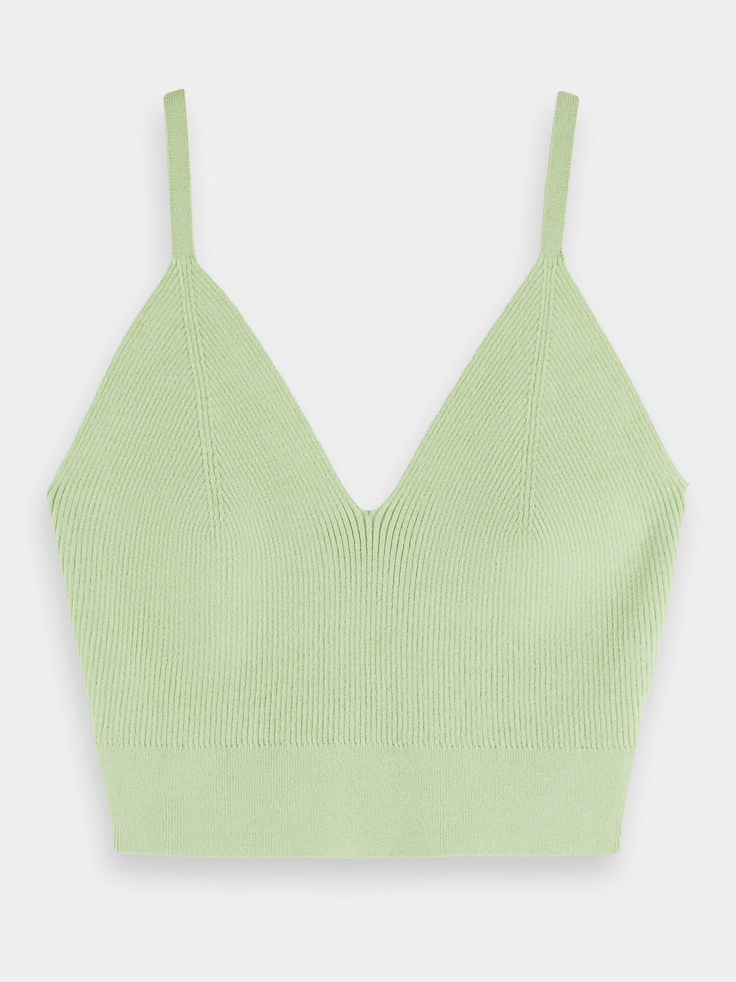 Knitted bra top - Fresh Mint