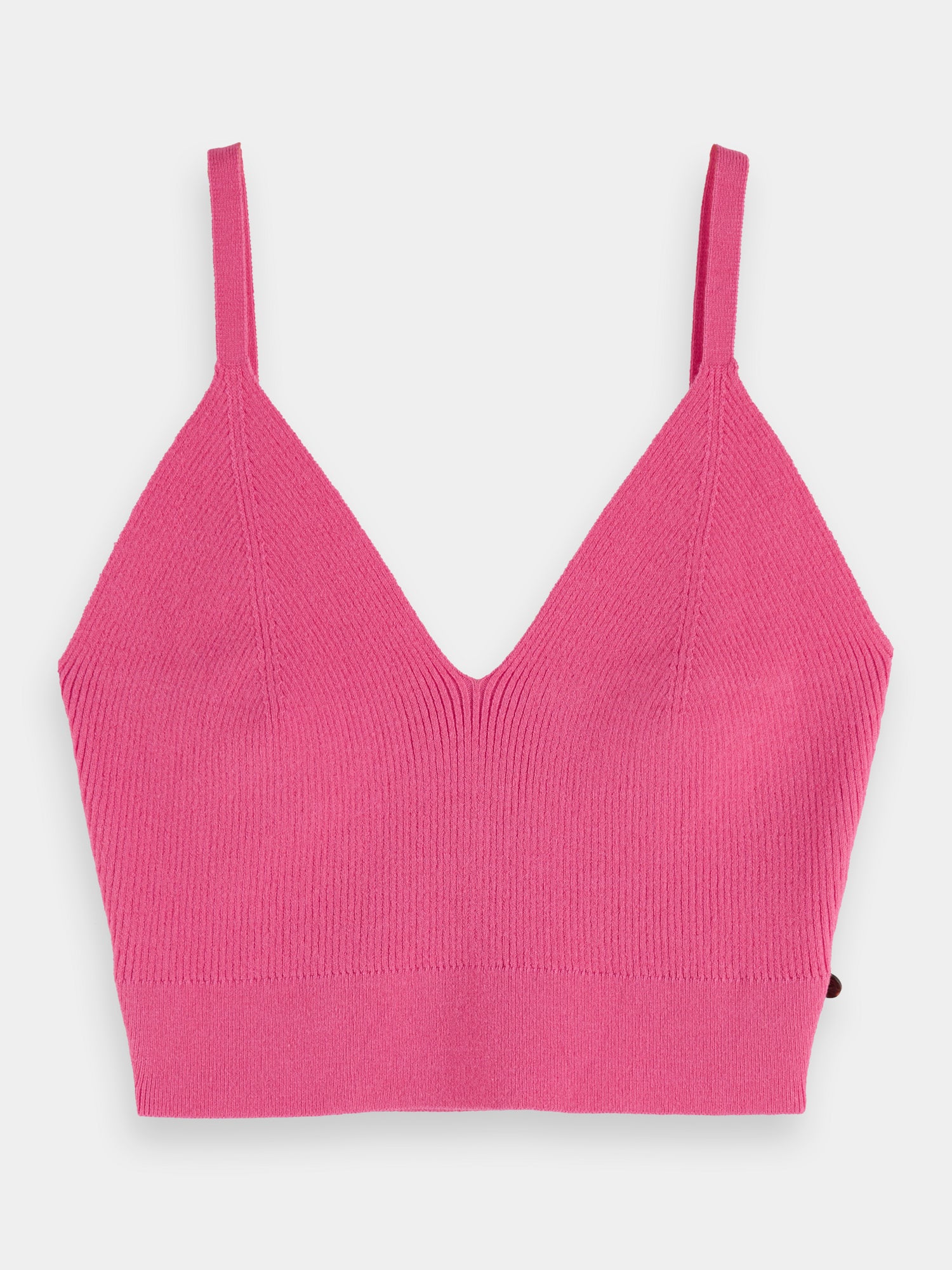 Knitted bra top - Pink Punch