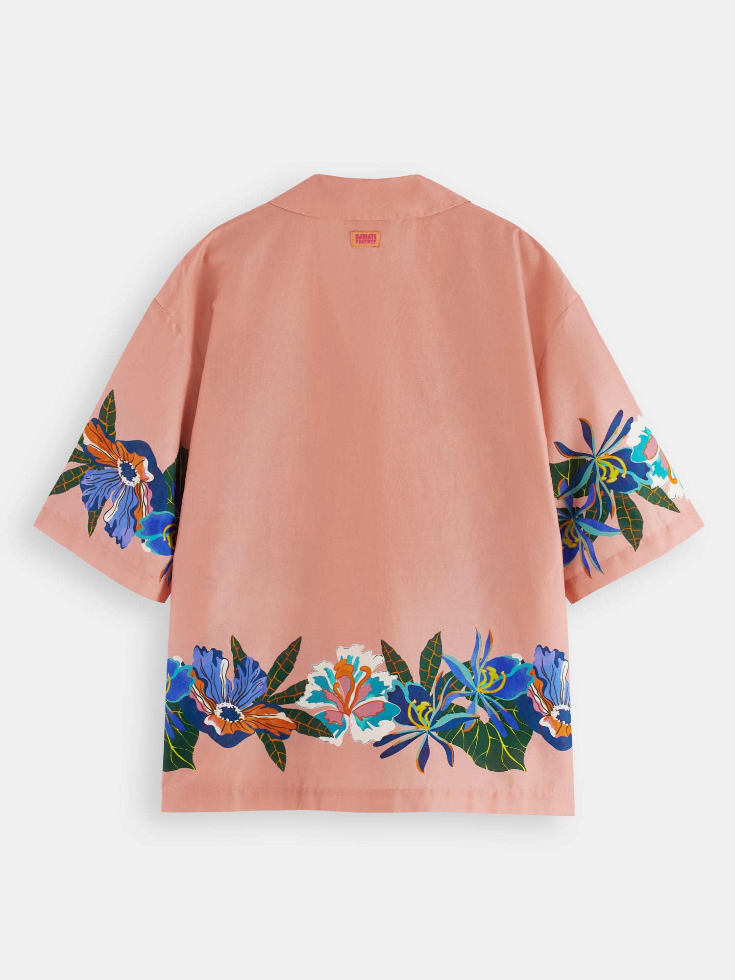 Camp shirt with print - Border Flower