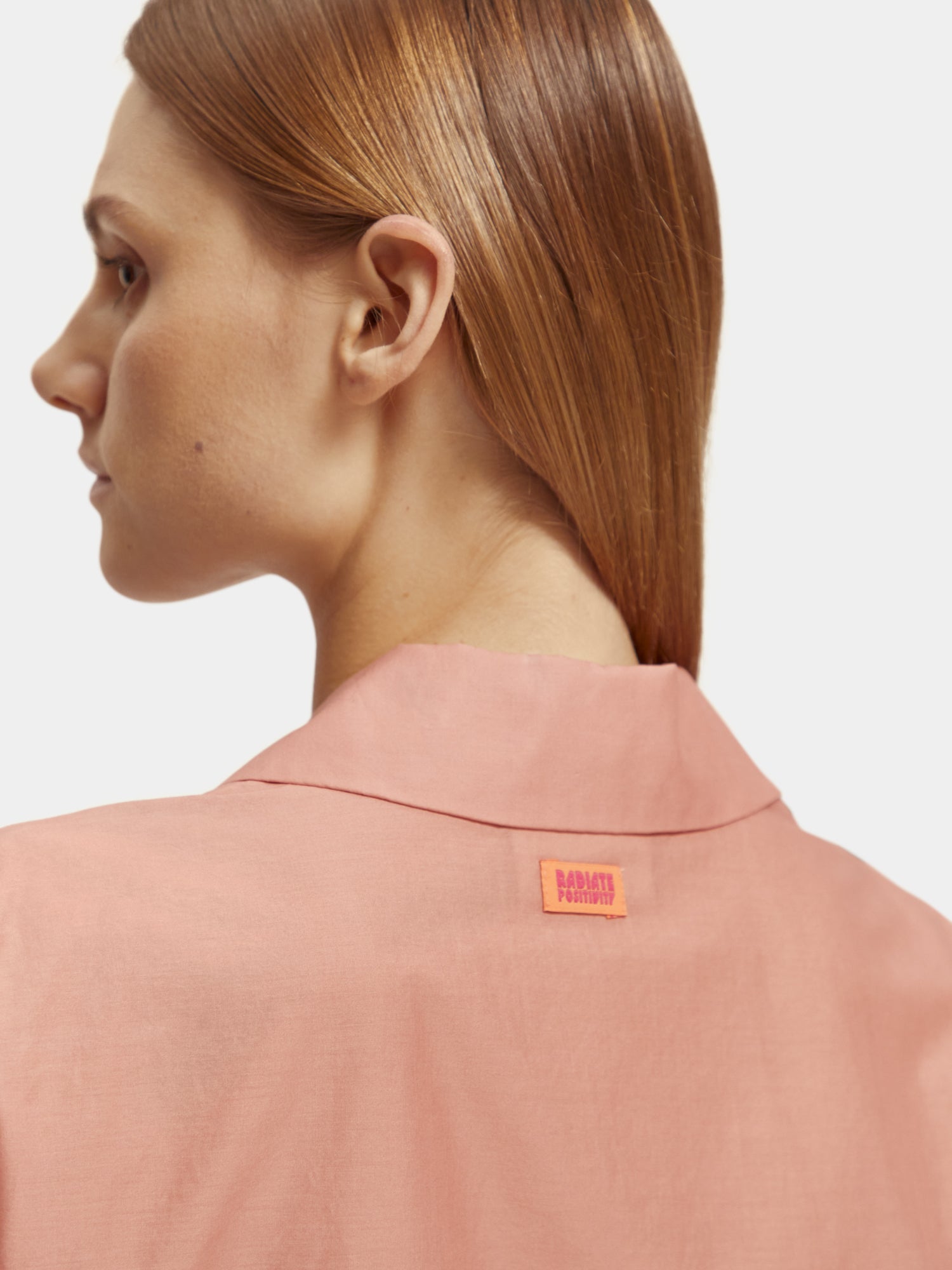 Camp shirt with print - Border Flower