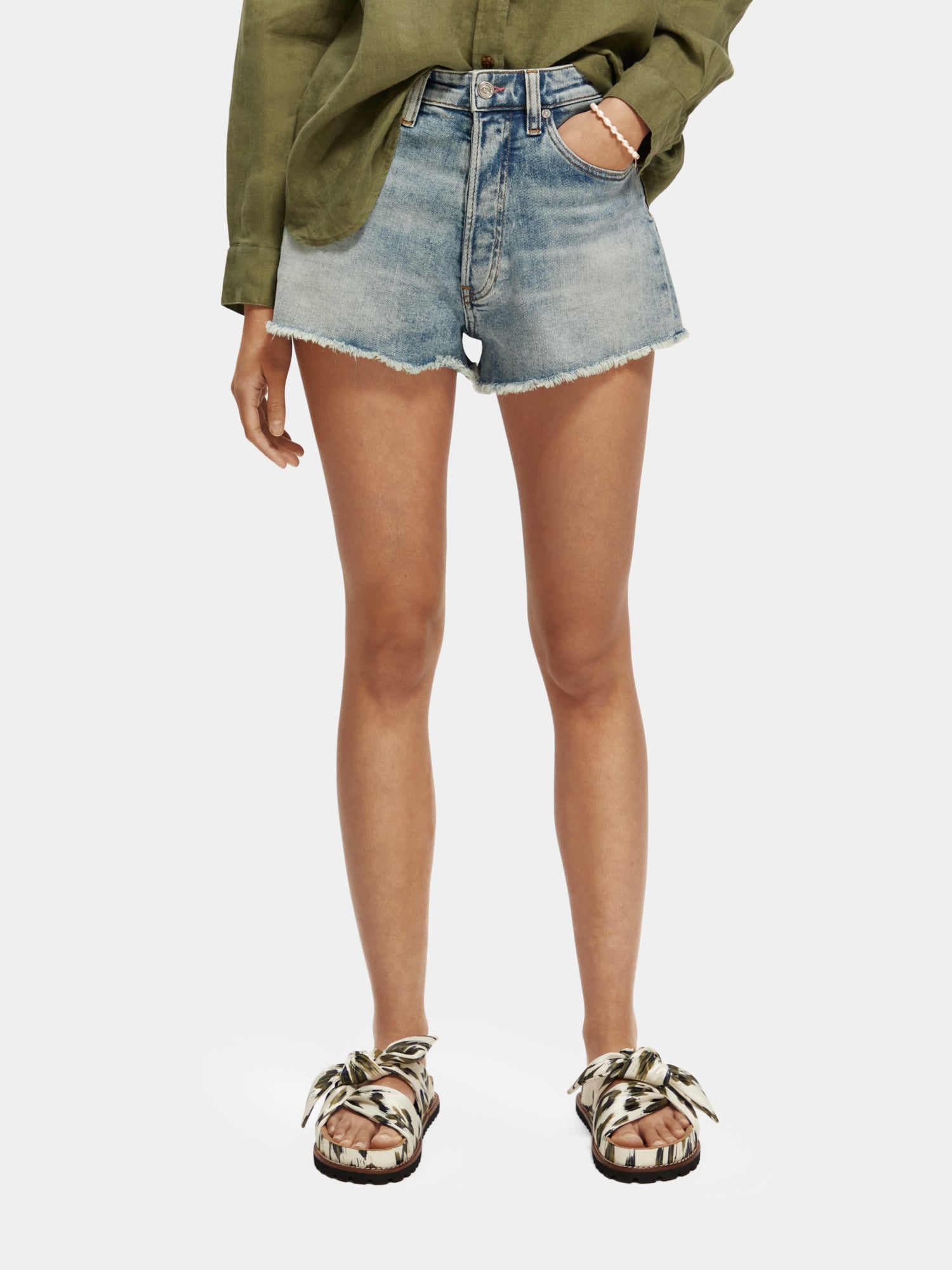 Cove boyfriend shorts - Summer Shower