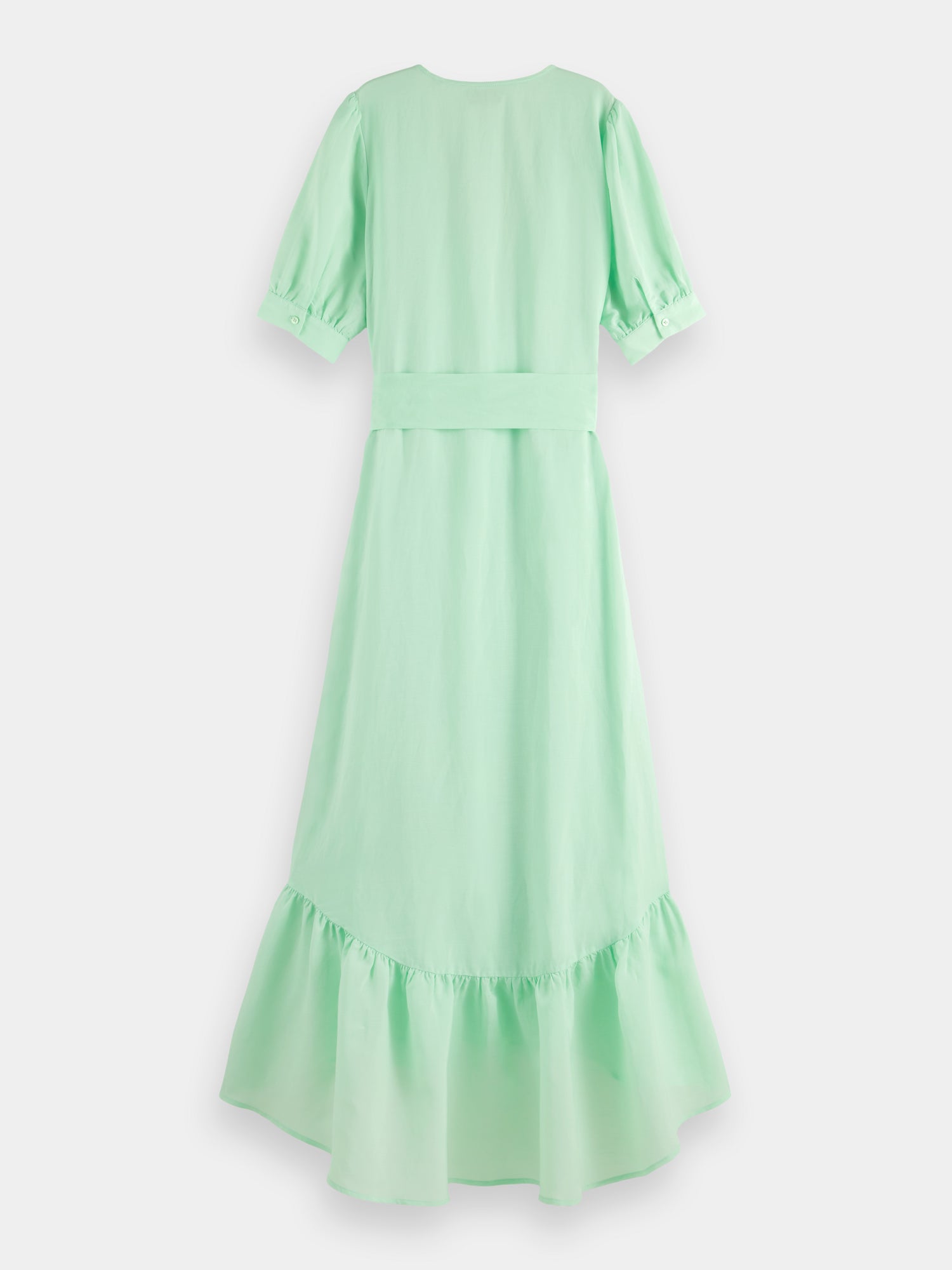 Maxi dress with v-neck - Green Ash