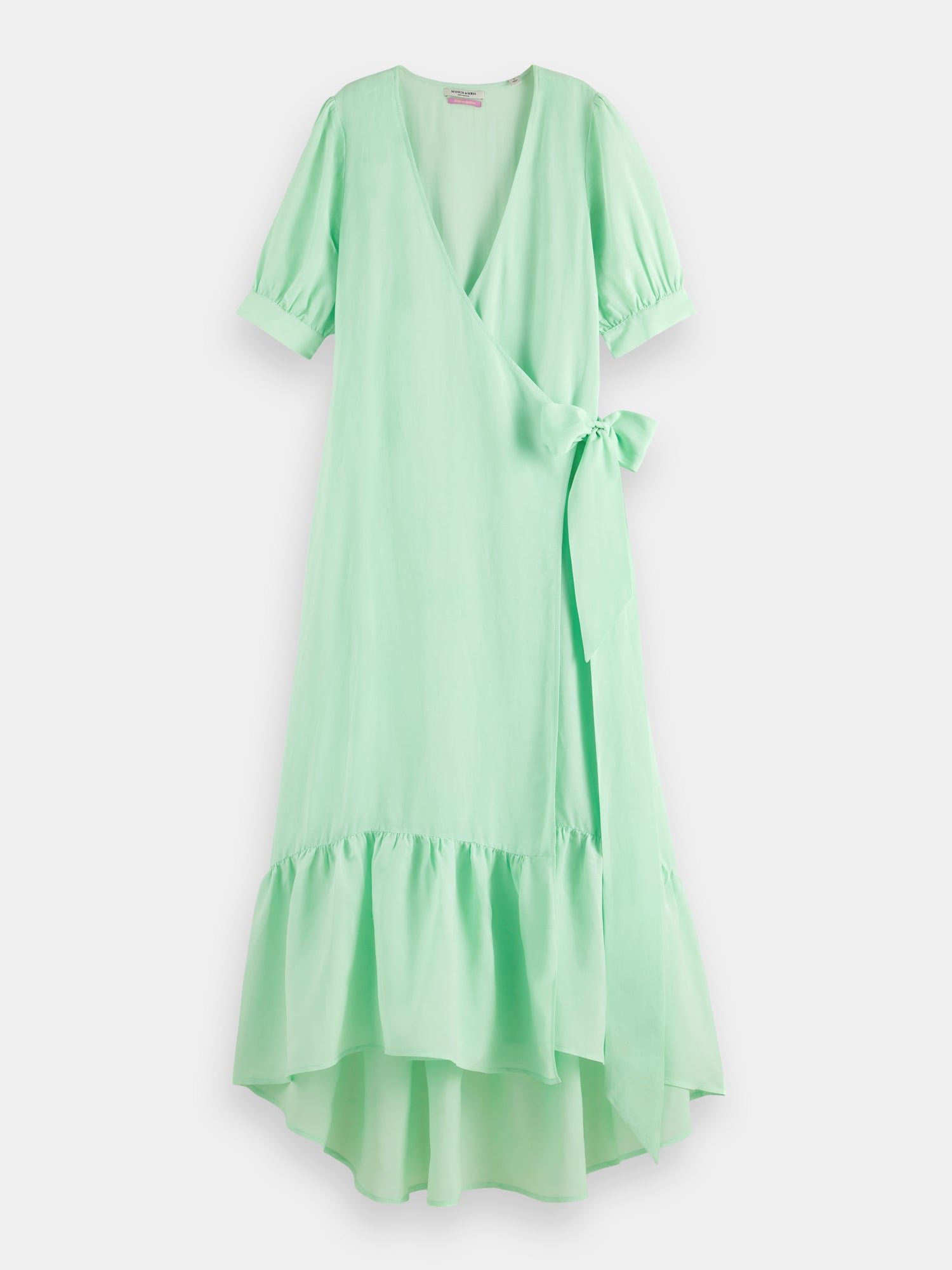 Maxi dress with v-neck - Green Ash