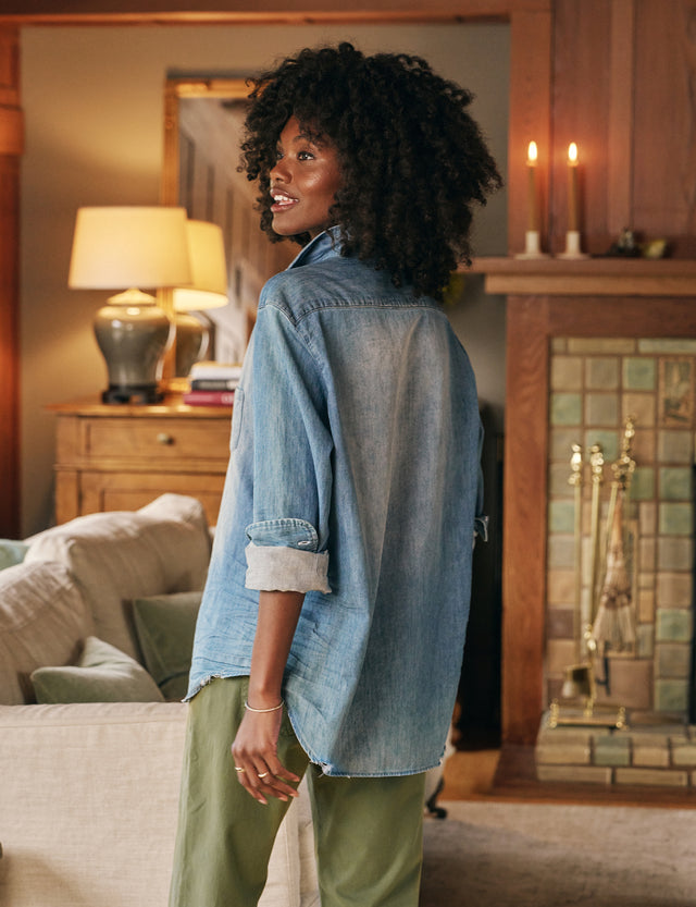 Eileen Famous Denim - Distressed Vintage Wash