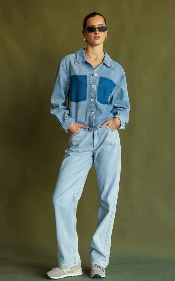 Dee Denim Jean - Washed Blue