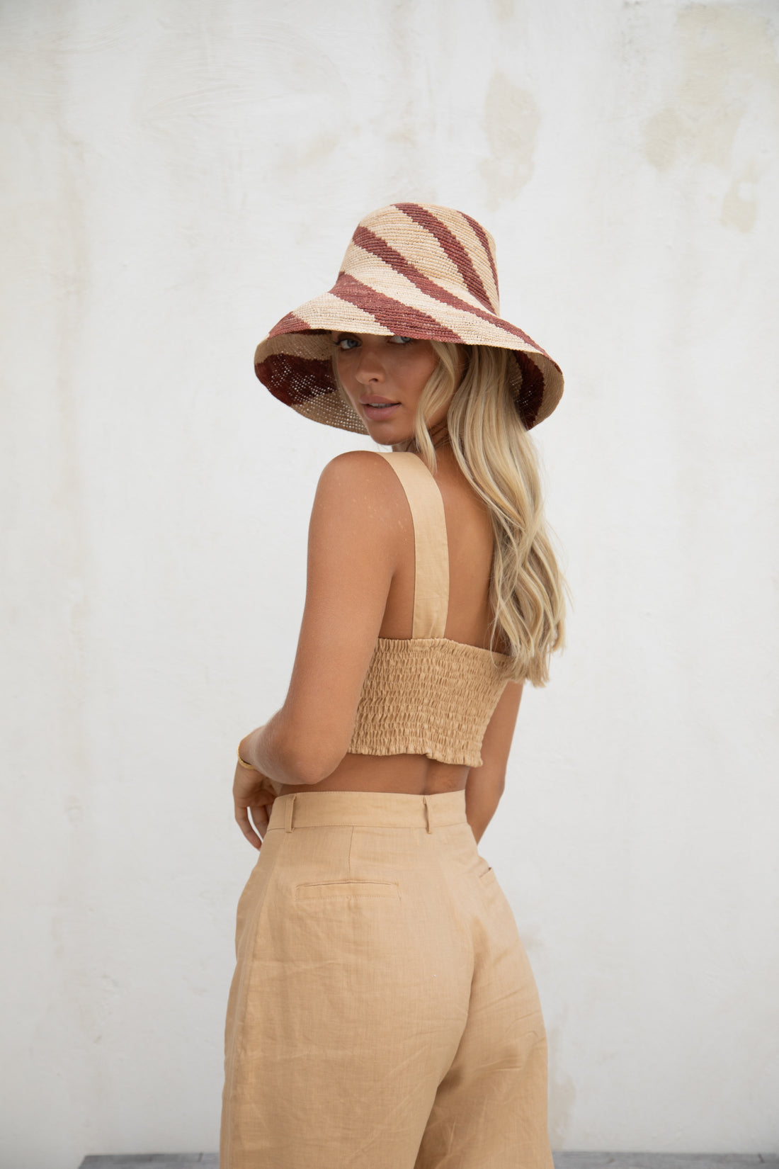 Dani Pants - Linen - Tan