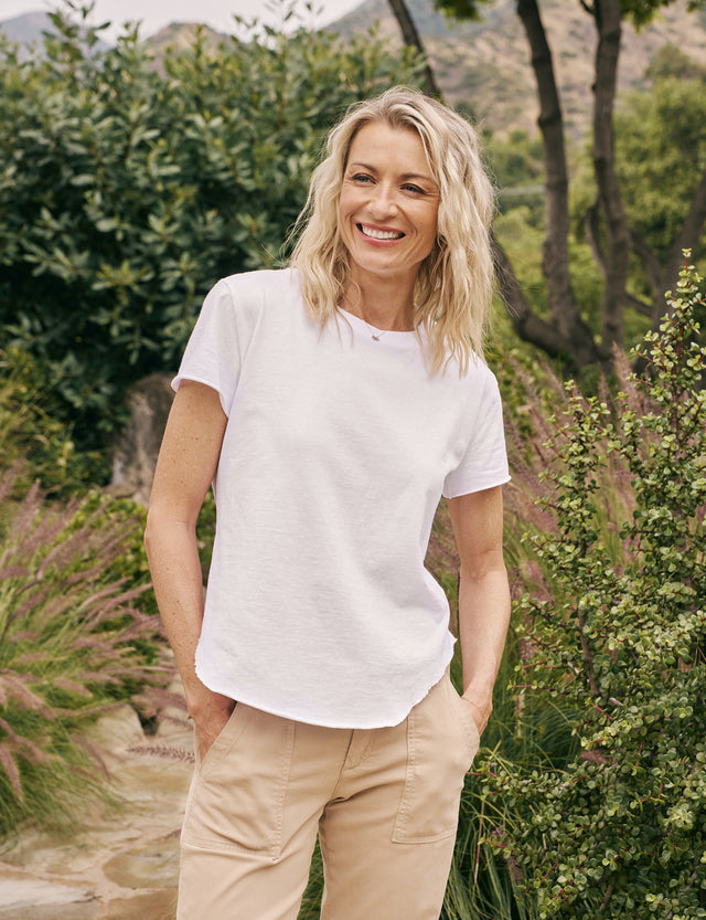 Theo Perfect Tee Heritage Jersey - White