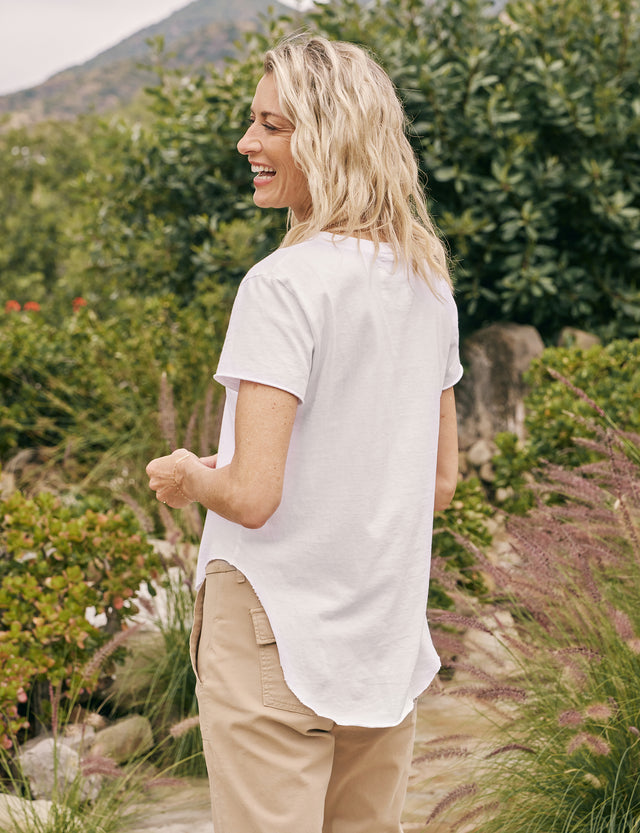 Theo Perfect Tee Heritage Jersey - White