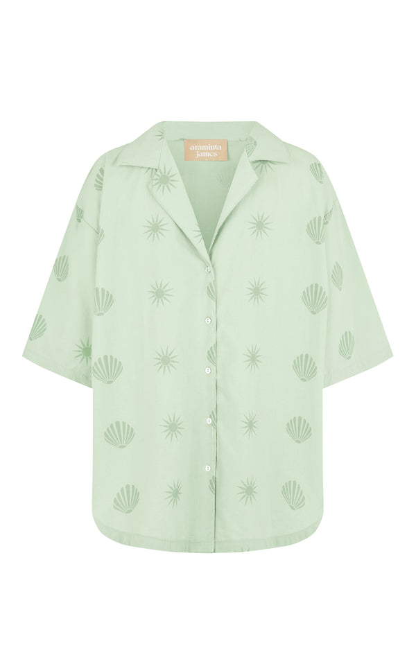 Island Shirt Set - Pistachio