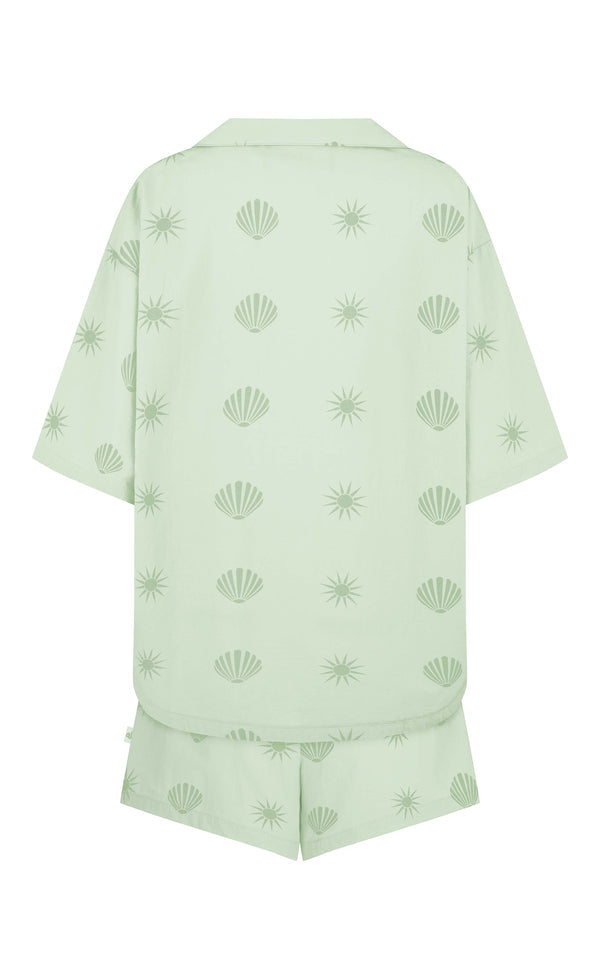 Island Shirt Set - Pistachio