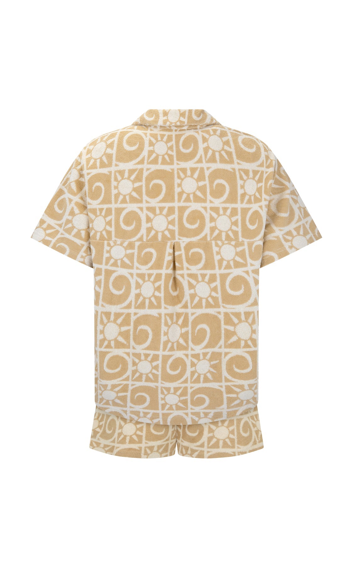 Sunseeker Terry Shirt Set - Pecan