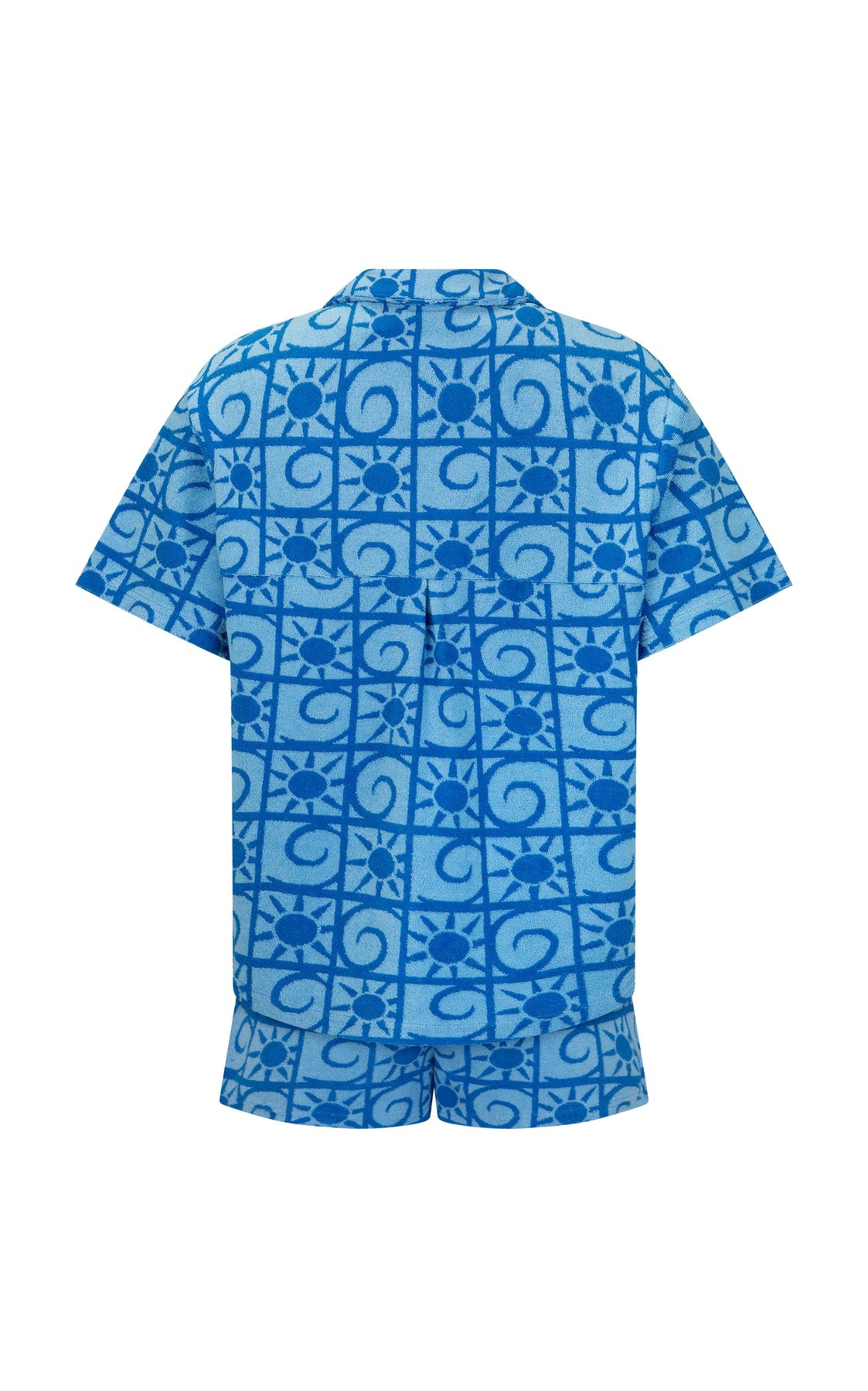 Sunseeker Terry Shirt Set Light - Cornflower
