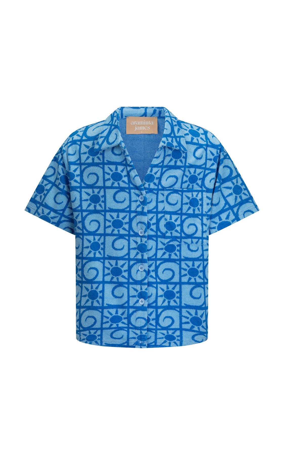 Sunseeker Terry Shirt Set Light - Cornflower