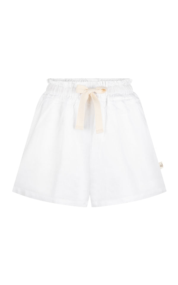 Cove Linen Shirt Set - Snow