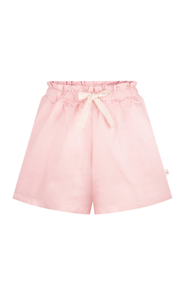 Cove Linen Shirt Set - Dusty Rose