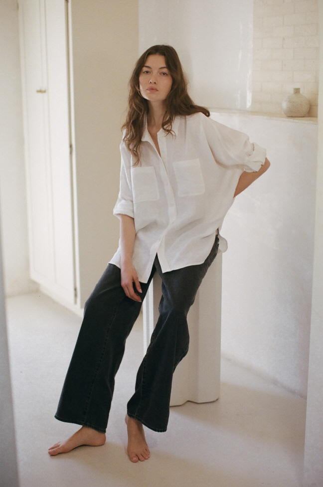 Peyton Button Down Shirt - Off White