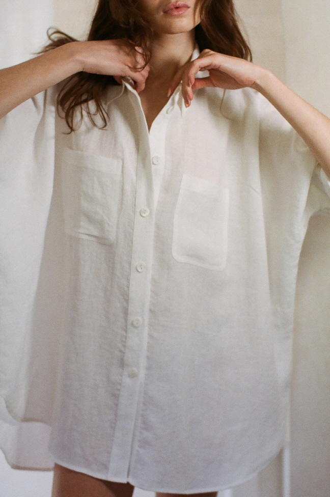 Peyton Button Down Shirt - Off White