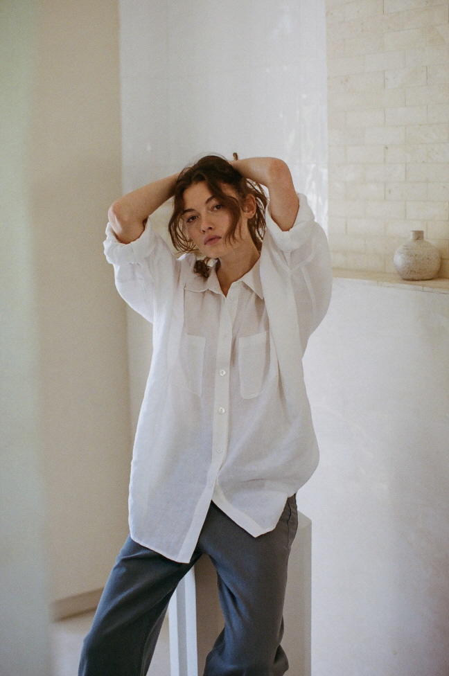Peyton Button Down Shirt - Off White
