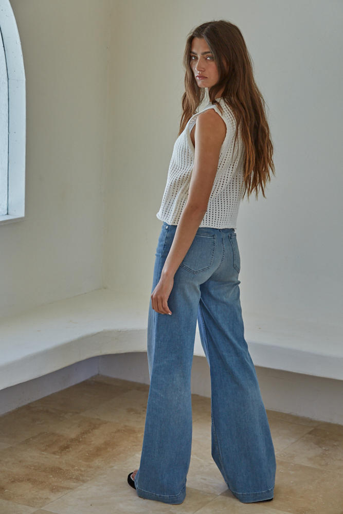 Love Talk Top - White