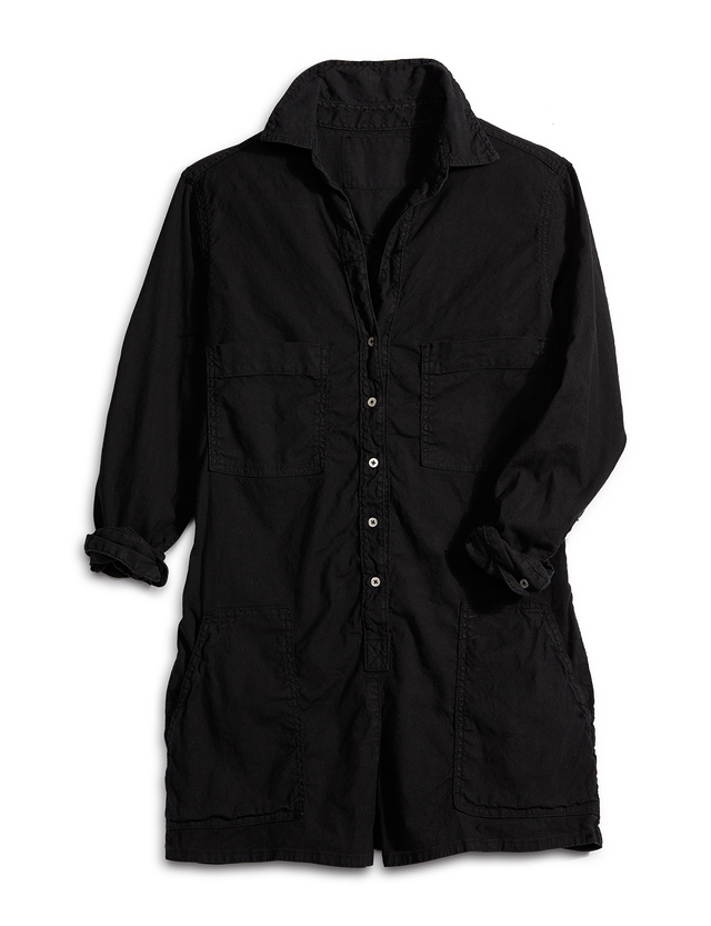 Ireland Long-Sleeve Playsuit - Black