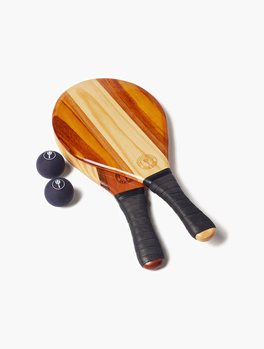 Trancoso Beach Bat Set - Black