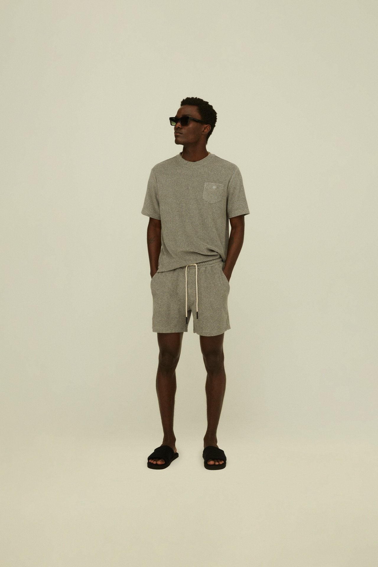 Grey Terry Shorts
