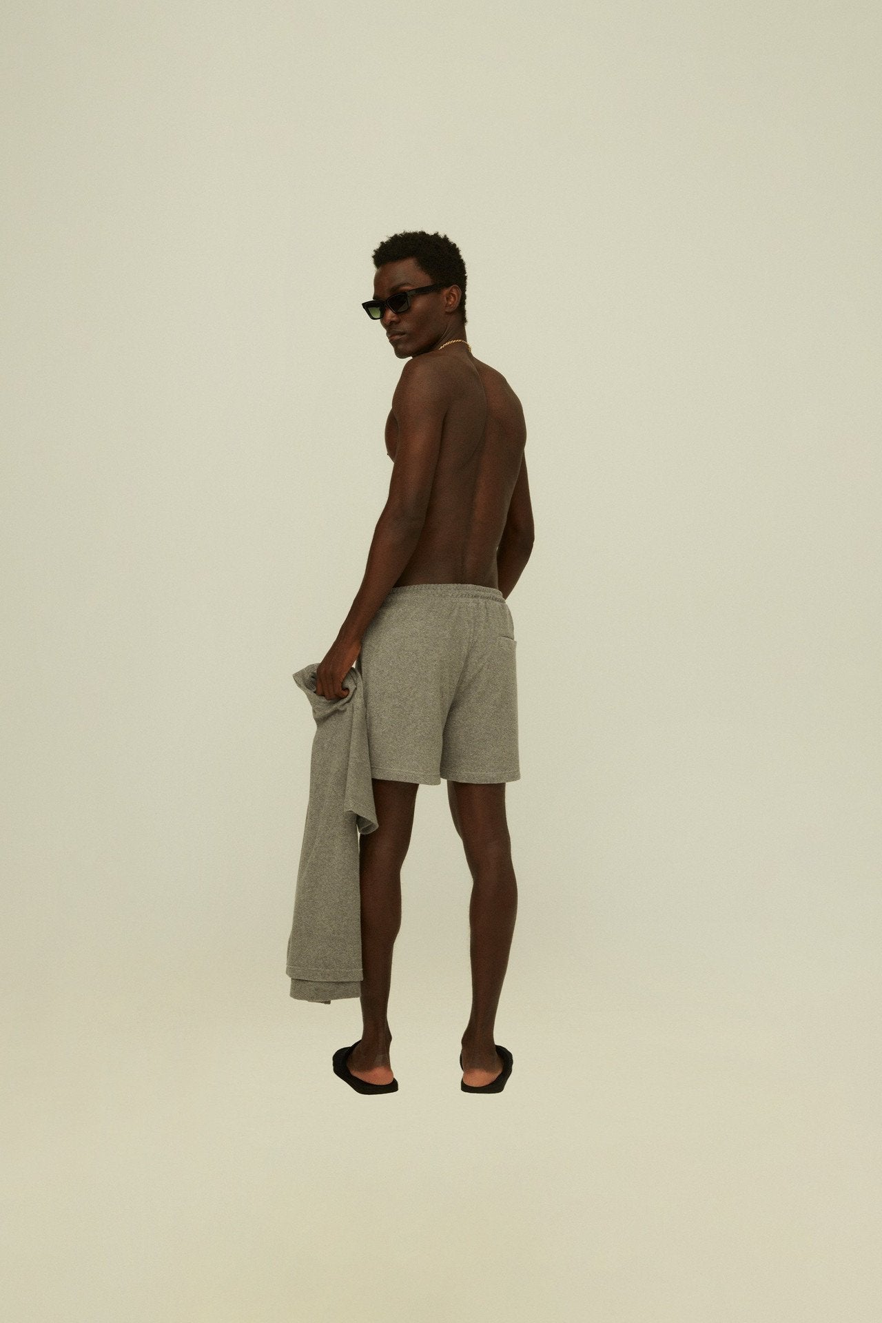 Grey Terry Shorts